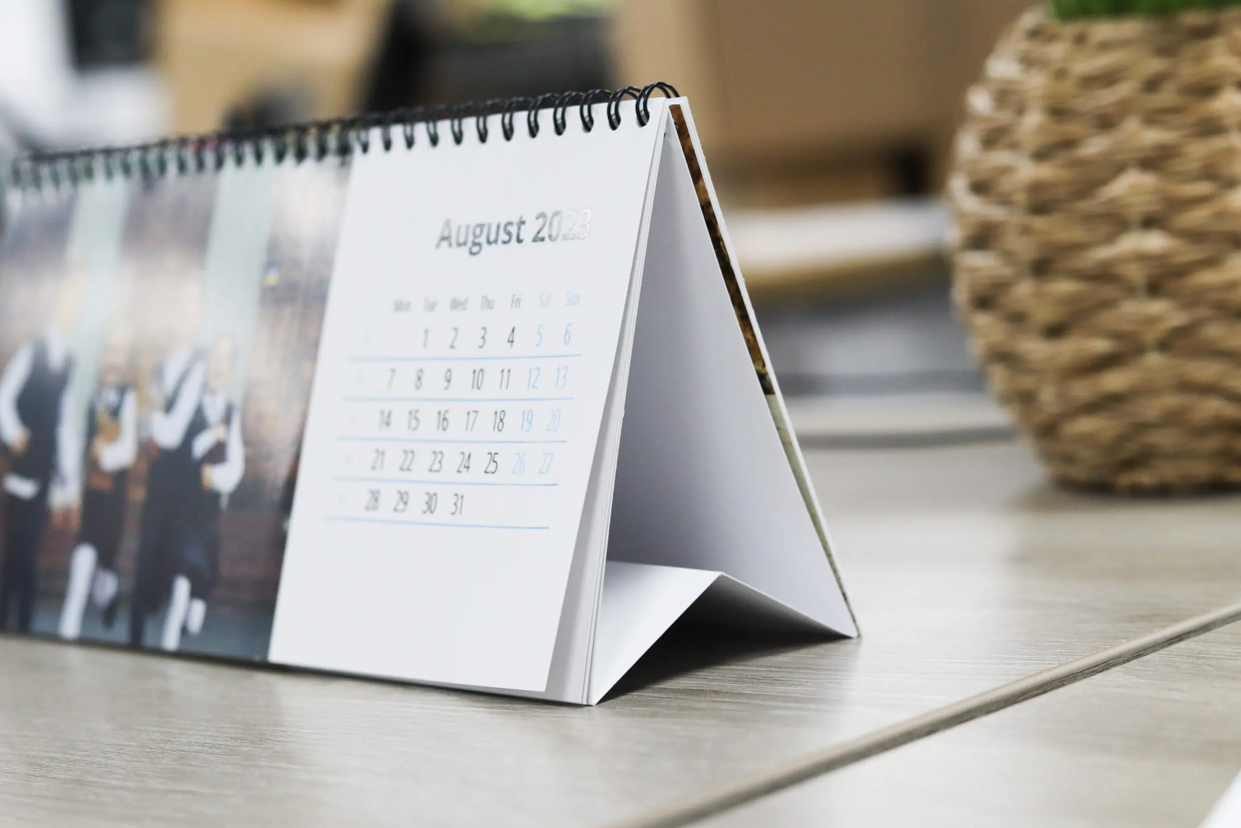 Personalised Horizontal Desk Calendar - Image 2