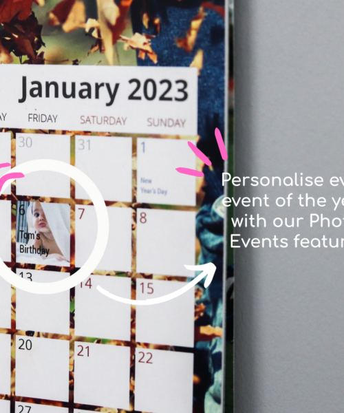 Alternative view of A4 Personalised Landscape Wall Calendar
