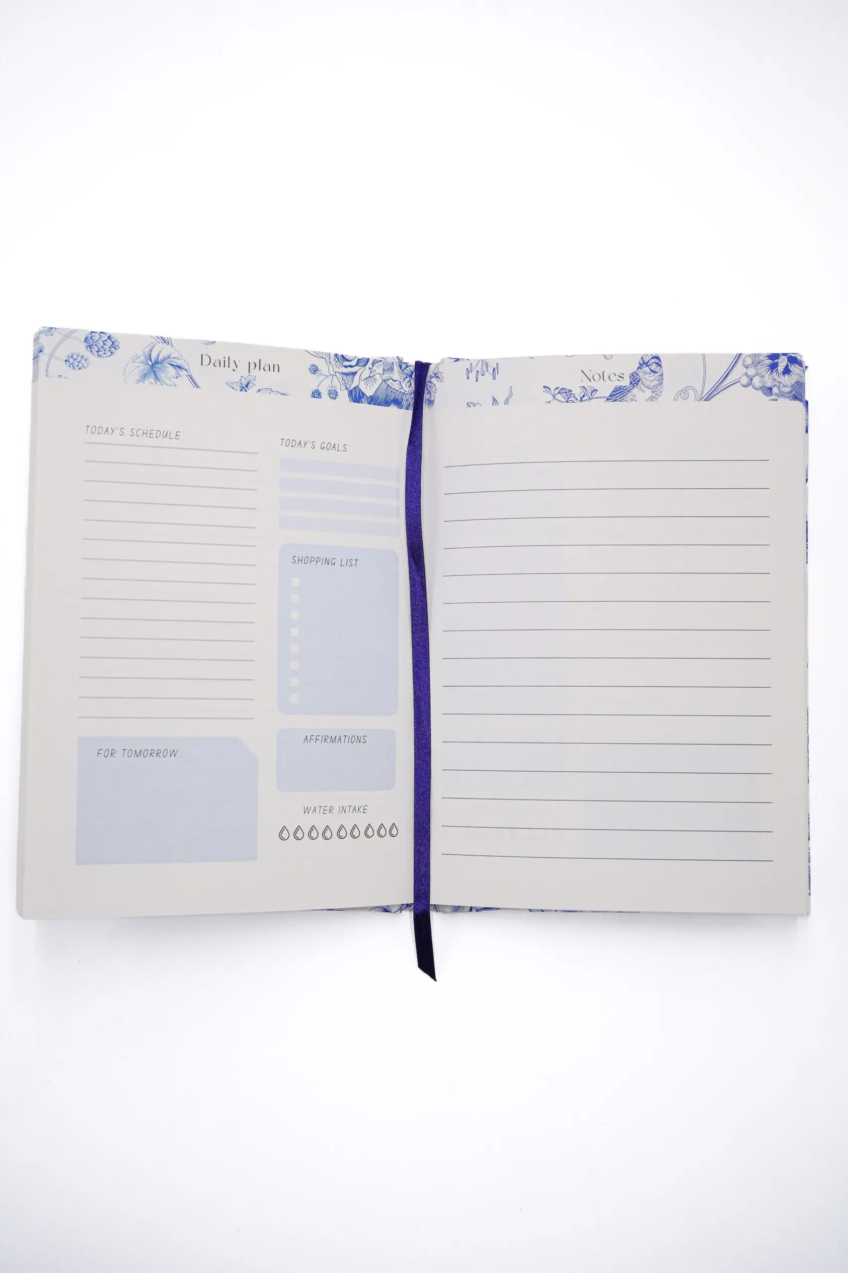 Blue Meadow Personalised Hardback Notebook - Ruled, Plain or Planner - Image 6