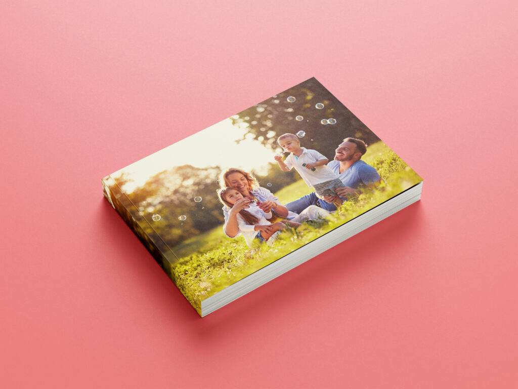 Printed Cover Photobook Family Landscape