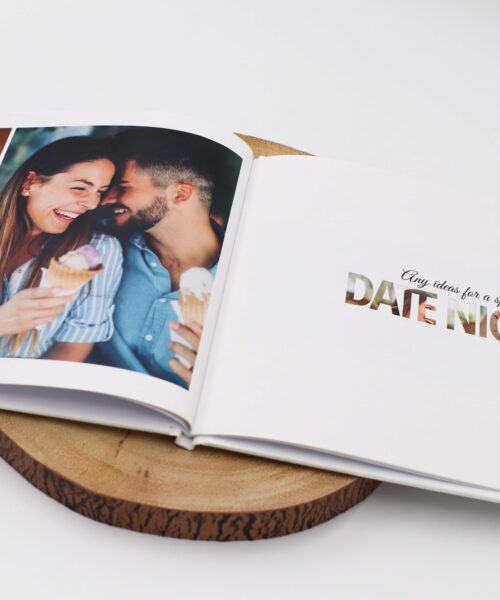 Wedding Guestbook with Date Night suggestion prompt