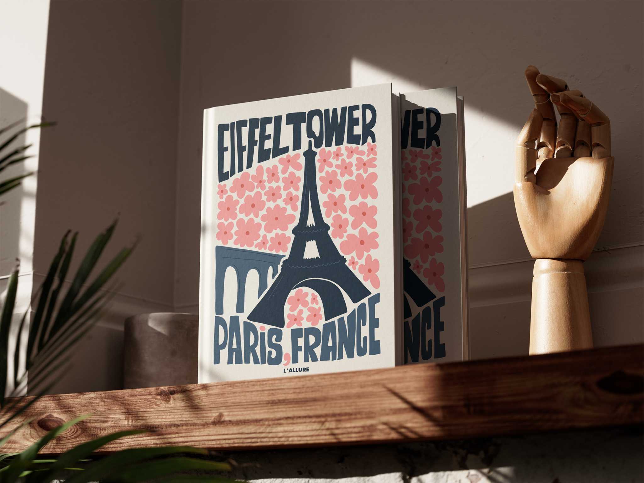 Paris France Pink Coffee Table Book Photobubble