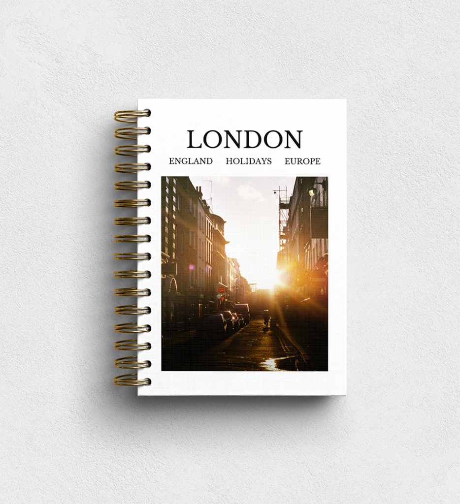 Holiday Personalised Hardback Notebook