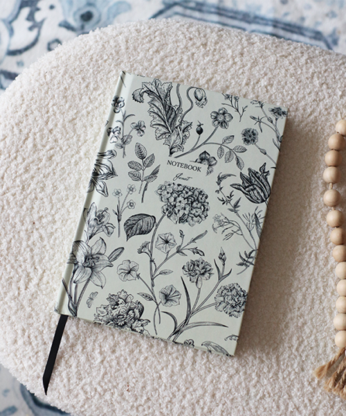 Alternative view of Black Meadow Personalised Hardback Notebook - Ruled, Plain or Planner