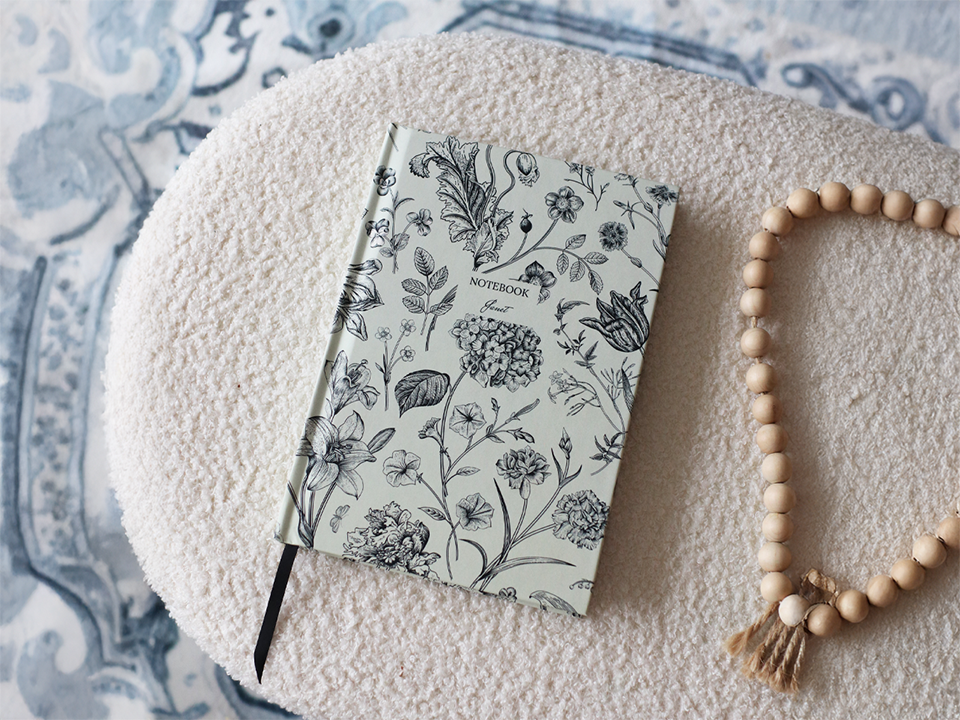Black Meadow Personalised Hardback Notebook - Ruled, Plain or Planner - Image 2