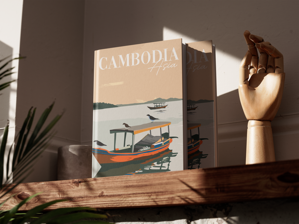 Cambodia Retiro Hardcover Coffee Table Book