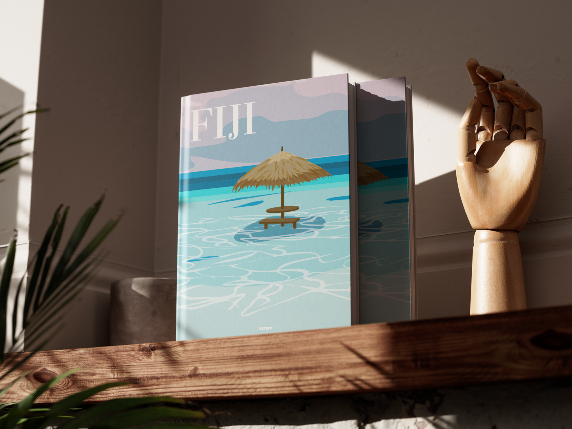 Fiji Retiro Hardcover Coffee Table Book