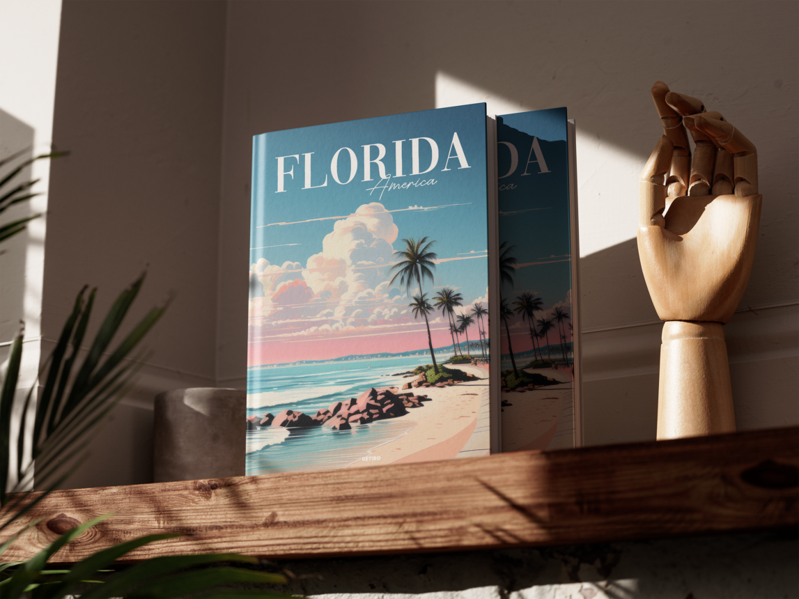 Florida Retiro Hardcover Coffee Table Book