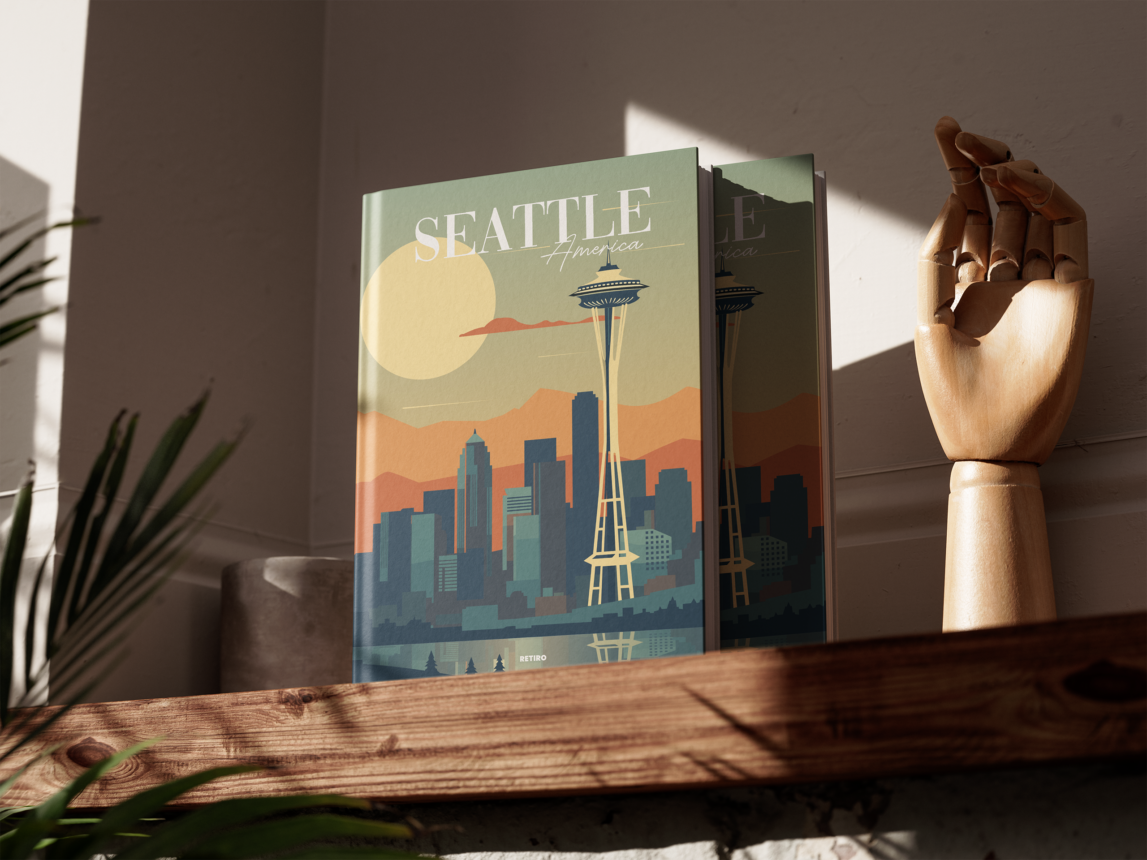 Seattle Retiro Hardcover Coffee Table Book