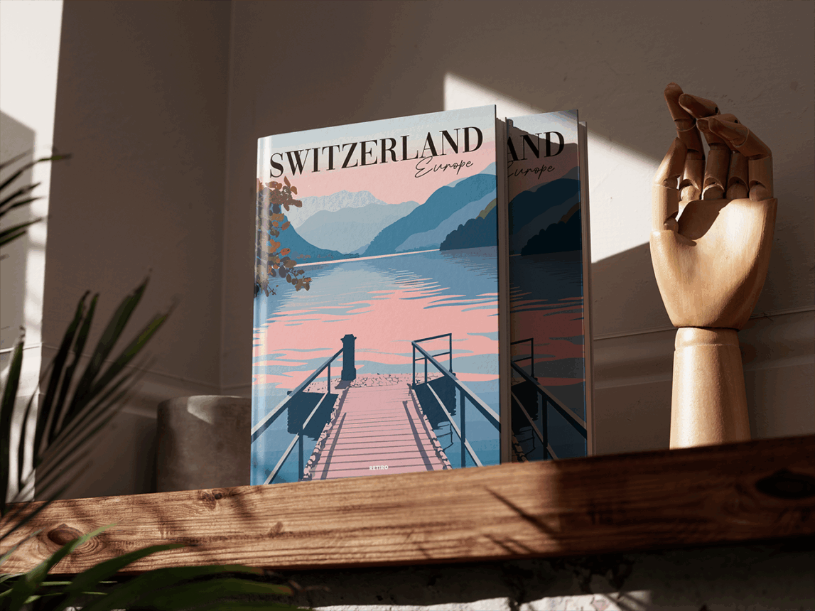 Switzerland Retiro Hardcover Coffee Table Book