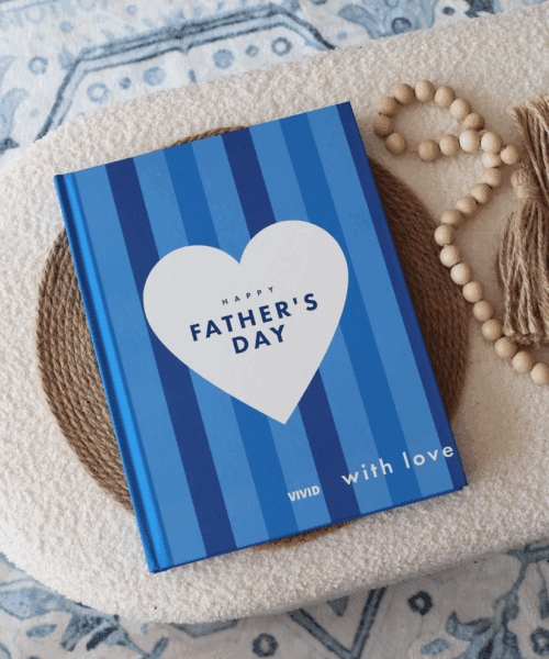 Alternative view of Personalised Father's Day Photo Album Blue