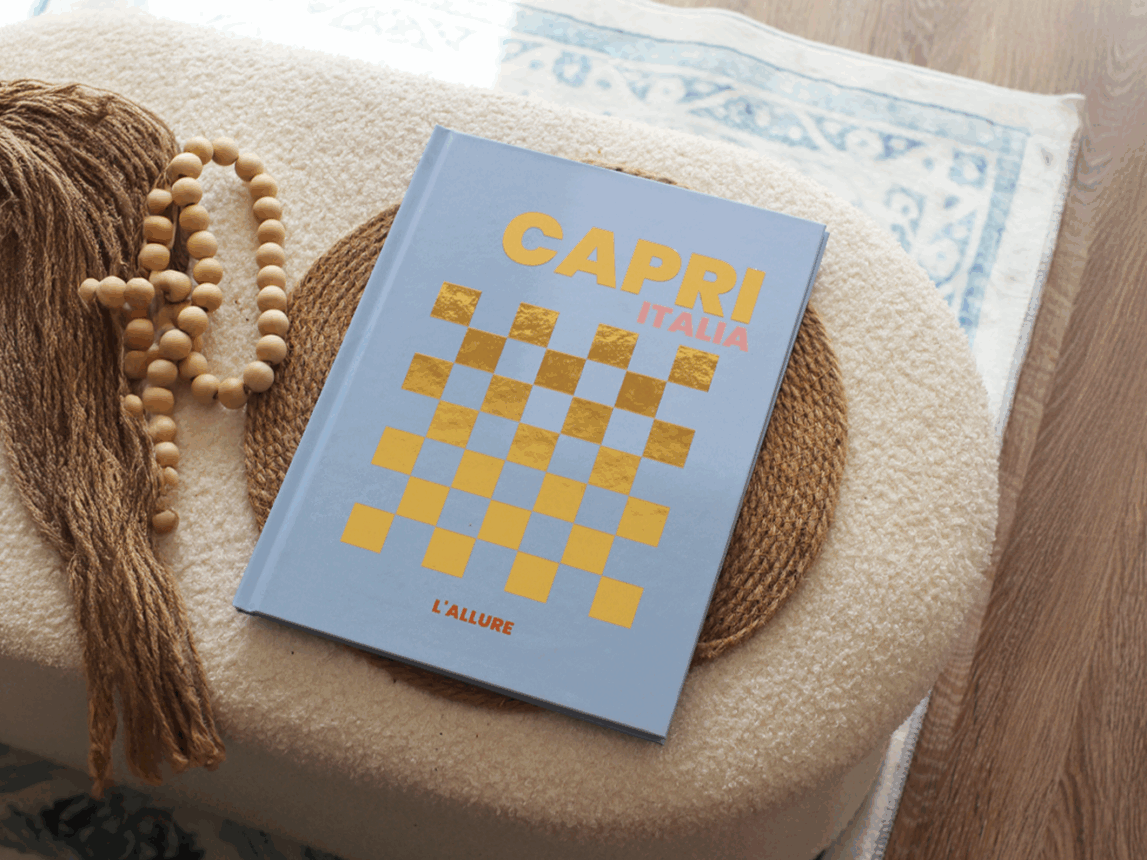 Capri Foil Hardcover Coffee Table PhotoBook