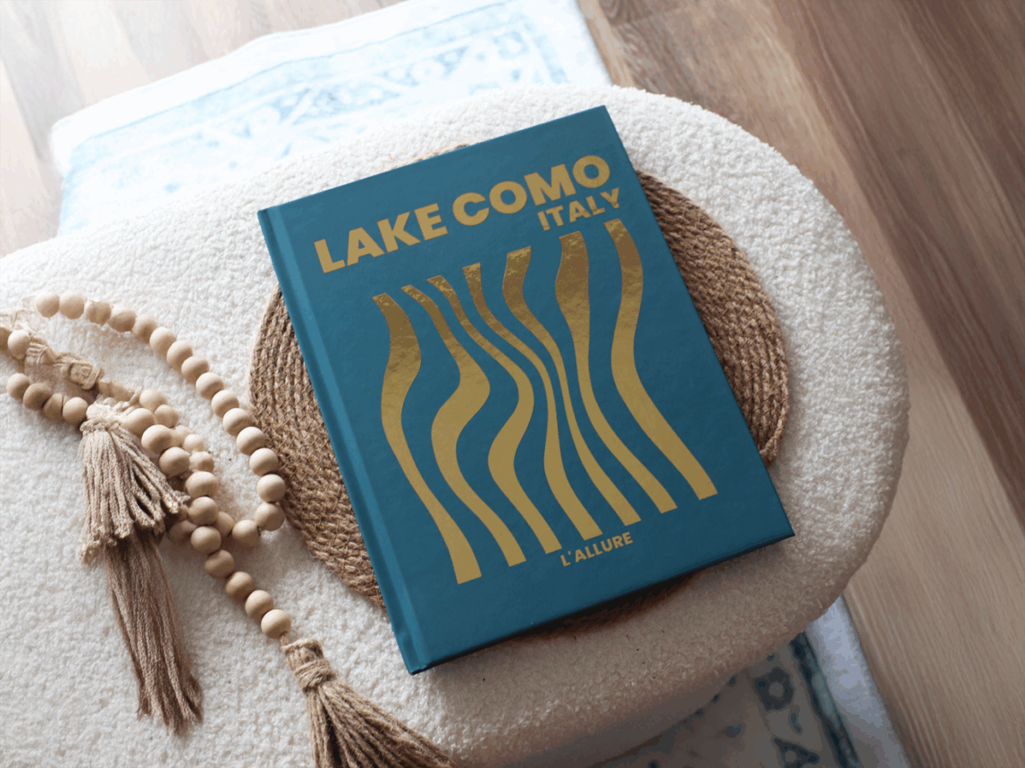 Lake Como Foil Hardcover Coffee Table PhotoBook