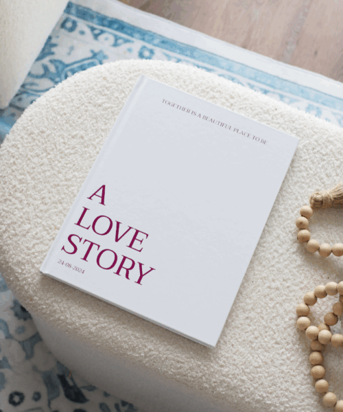 Alternative view of A Love Story Foil Hardcover Coffee Table PhotoBook
