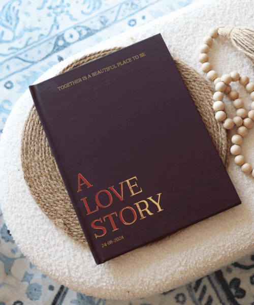 Alternative view of A Love Story Foil Hardcover Coffee Table PhotoBook