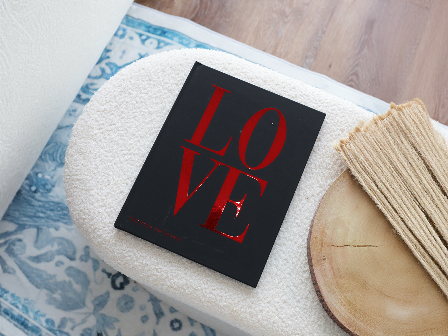 Two Souls, One Journey Foil Hardcover Coffee Table PhotoBook - Image 2