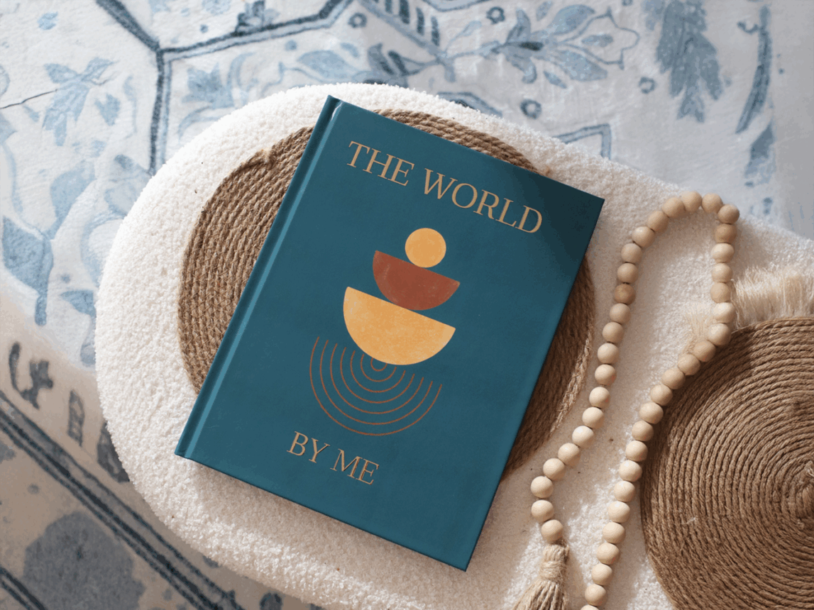The World By Me Foil Hardcover Coffee Table PhotoBook