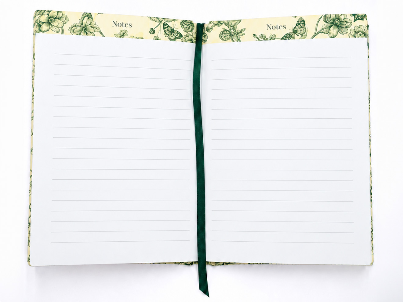 Green Meadow Personalised Hardback Notebook - Ruled, Plain or Planner - Image 4