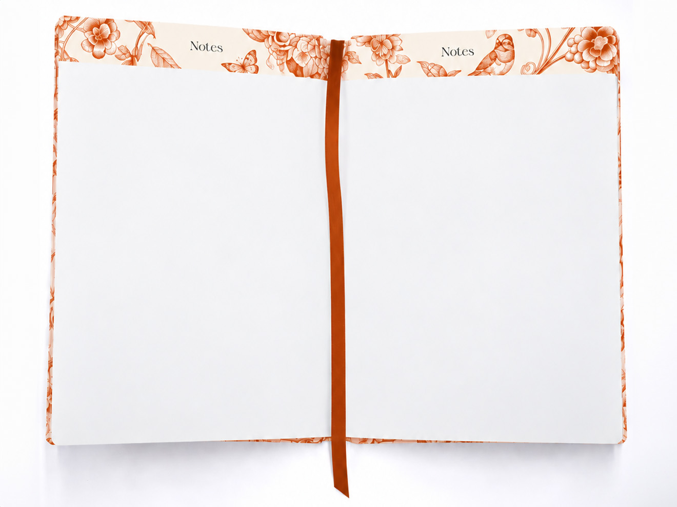 Orange Meadow Personalised Hardback Notebook - Ruled, Plain or Planner - Image 4