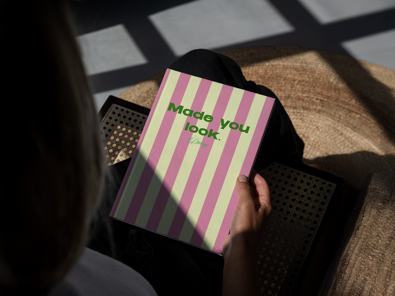 Made You Look. Personalised Hardback Notebook - A5 or A6 - Ruled, Plain or Planner - Image 2