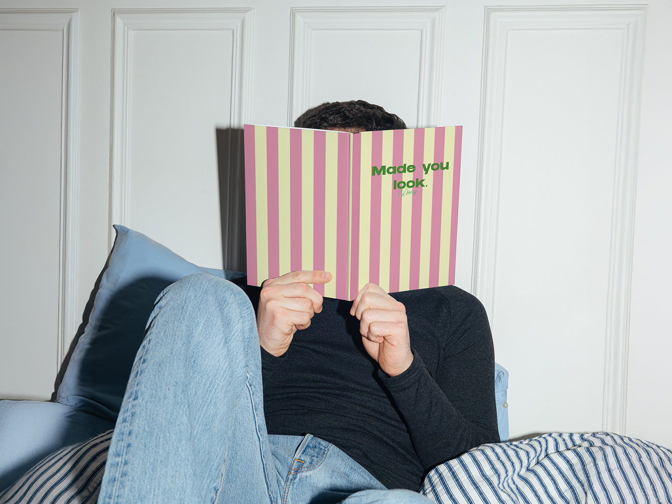 Made You Look. Personalised Hardback Notebook - A5 or A6 - Ruled, Plain or Planner - Image 3