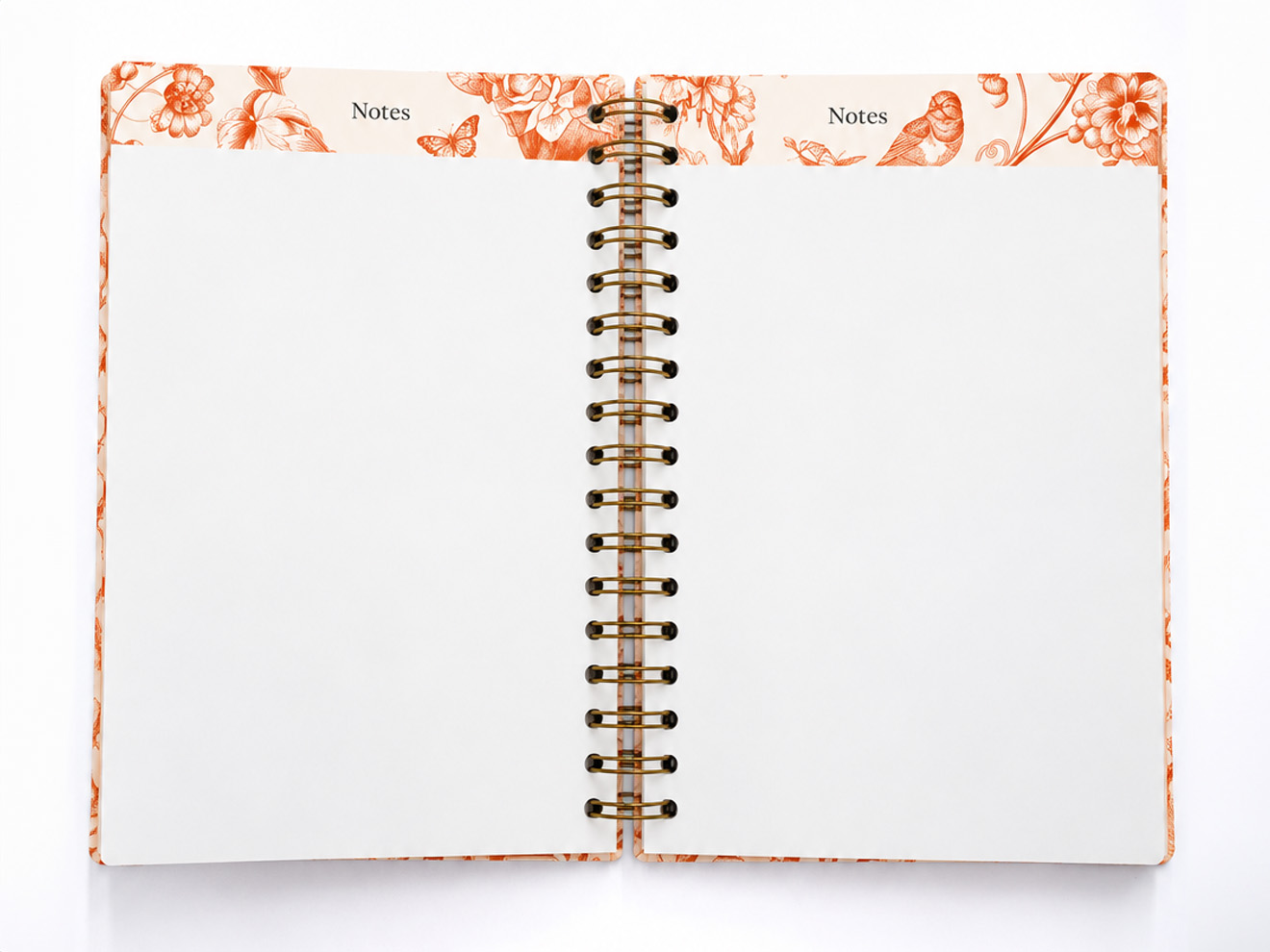 Orange Meadow Personalised Hardback Notebook - Ruled, Plain or Planner - Image 7