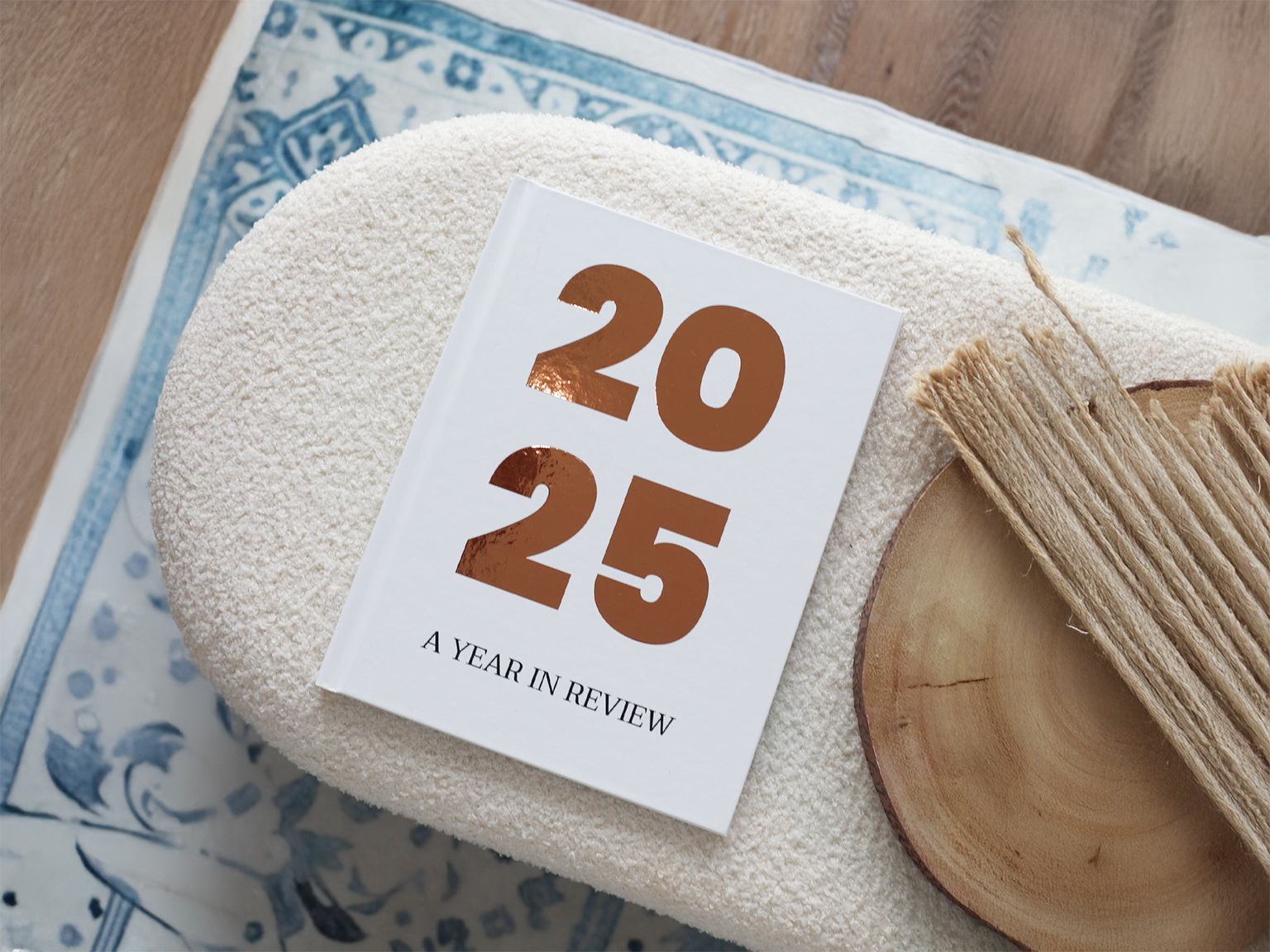 A Year In Review Foil Hardcover Coffee Table PhotoBook