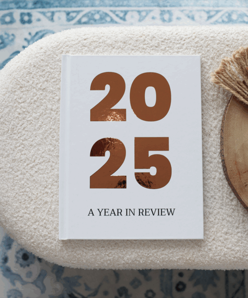 Alternative view of A Year In Review Foil Hardcover Coffee Table PhotoBook