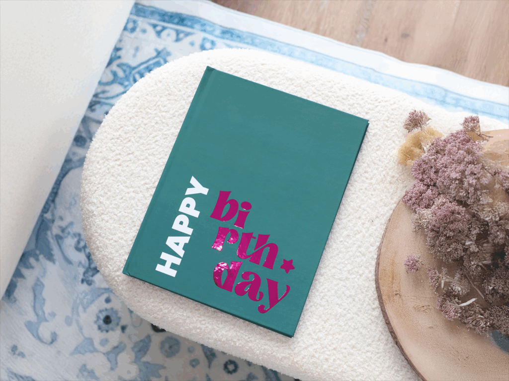 Happy Birthday Foil PhotoBook