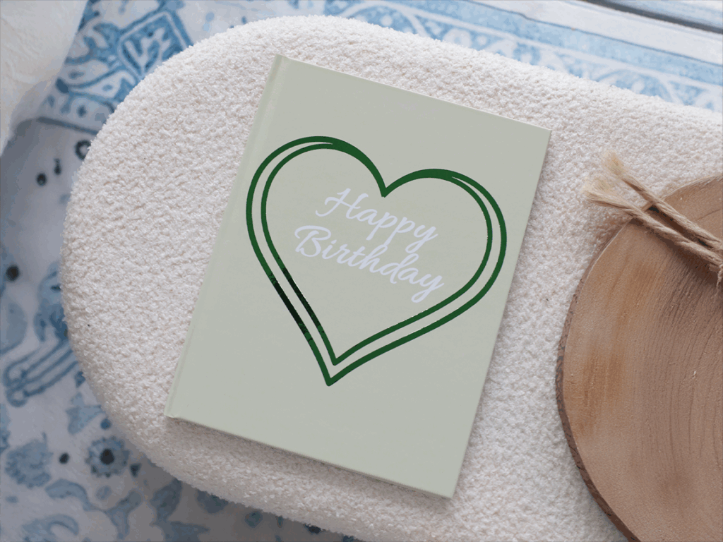 Birthday Hearts Foil PhotoBook