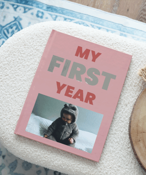 My First Year Foil Hardcover Coffee Table PhotoBook