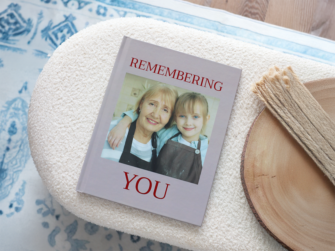 Remembering You Foil Hardcover Coffee Table PhotoBook