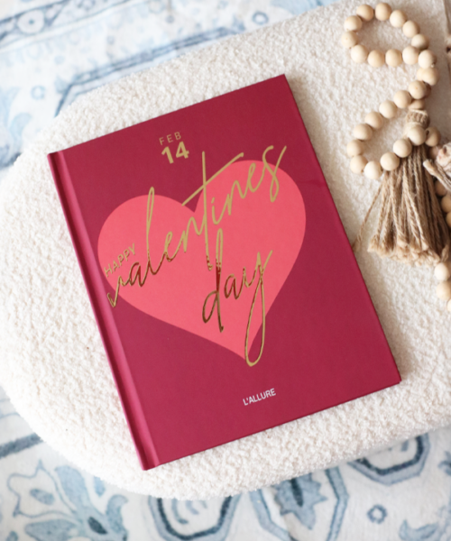 Alternative view of Valentines Day Foil Hardcover Coffee Table PhotoBook