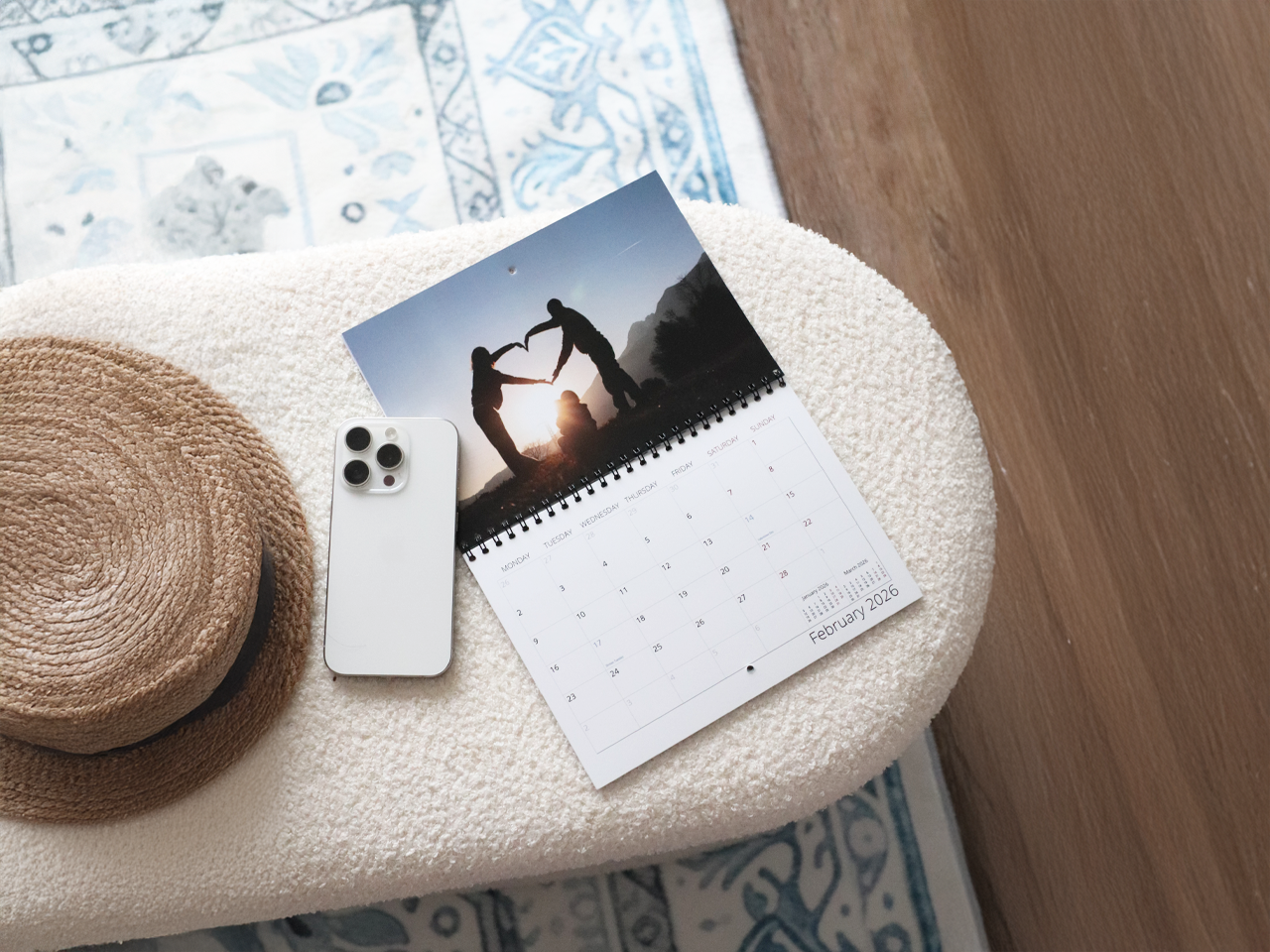 A5 Personalised Landscape Wall Calendar - Image 2