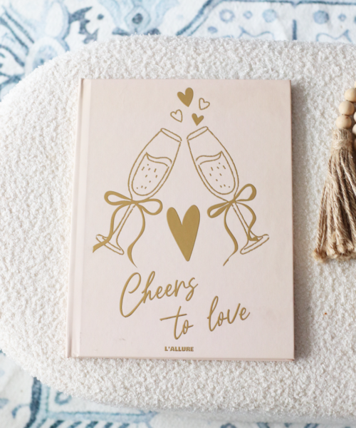Cheers To Love Foil Hardcover Coffee Table Photobook