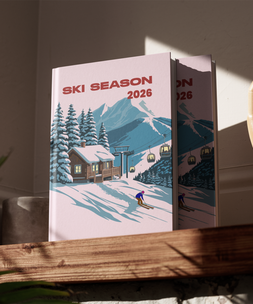 Ski Season Winter Retiro Hardcover Coffee Table Photobook