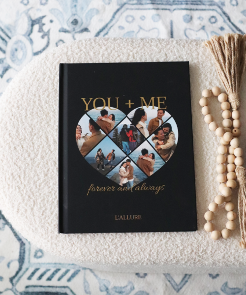 You + Me Foil Hardcover Coffee Table Photobook