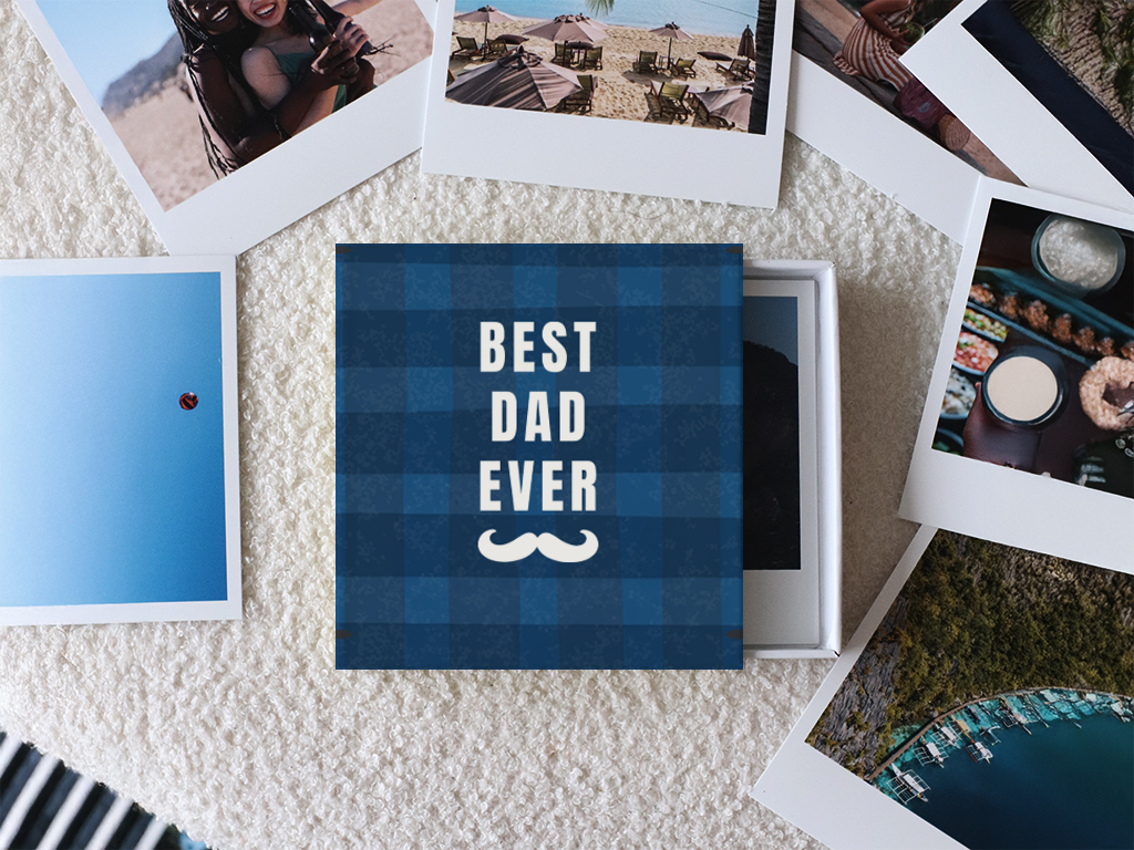 Best Dad Ever Photo Prints Box
