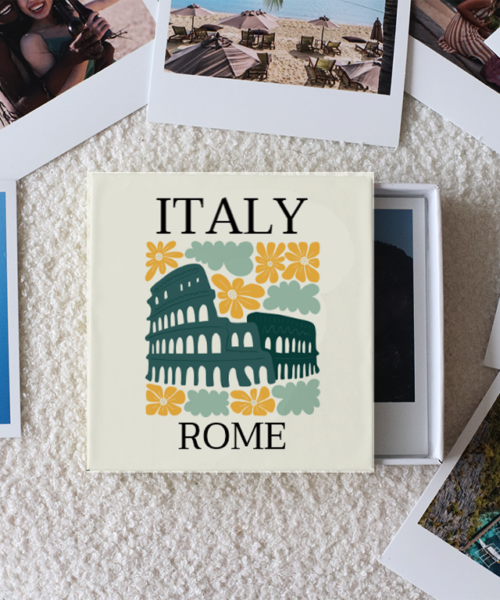 Italy Rome Photo Prints Box