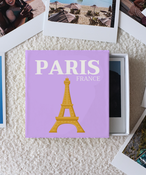 Paris Eiffel Tower Photo Prints Box
