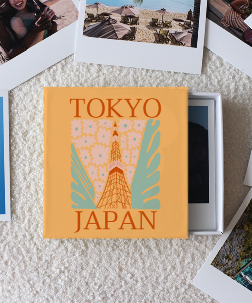 Tokyo Japan Sunset Photo Prints Box