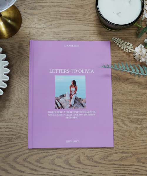 Letters To The Bride Pink Photobook