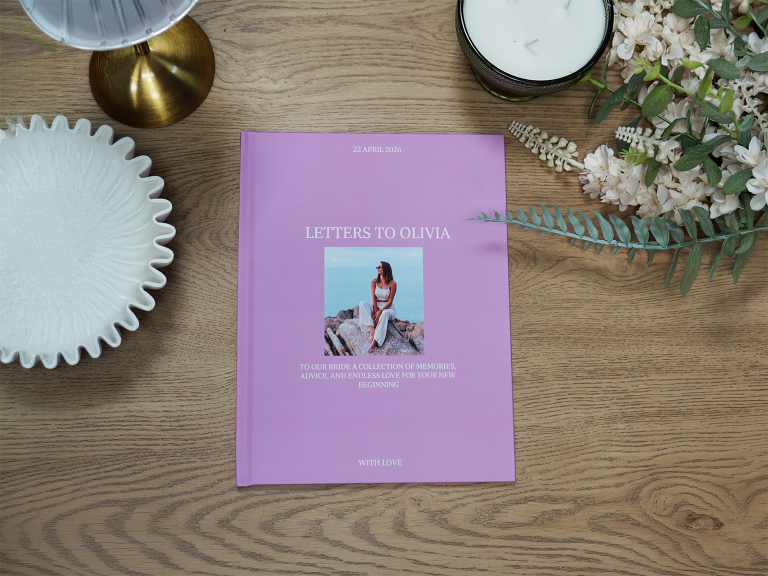 Letters To The Bride Pink Photobook