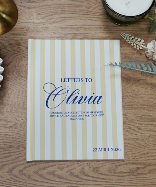 Letters To The Bride Yellow Photobook