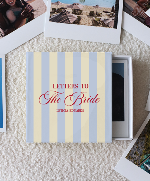 Letters To The Bride Photo Prints Box