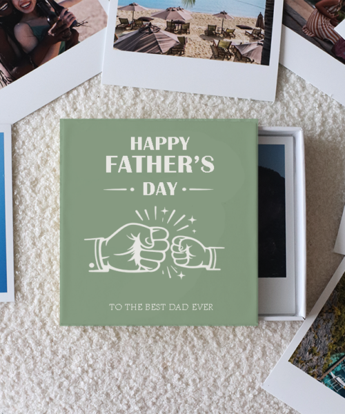 Father’s Day Green Photo Prints Box
