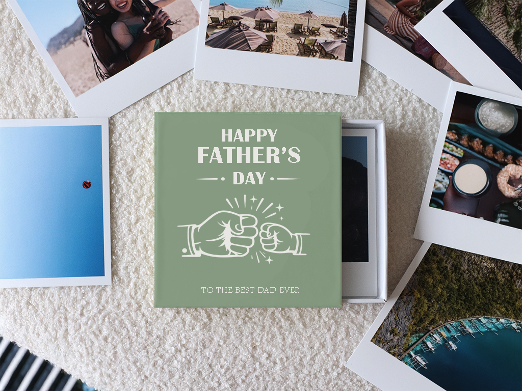 Father’s Day Green Photo Prints Box