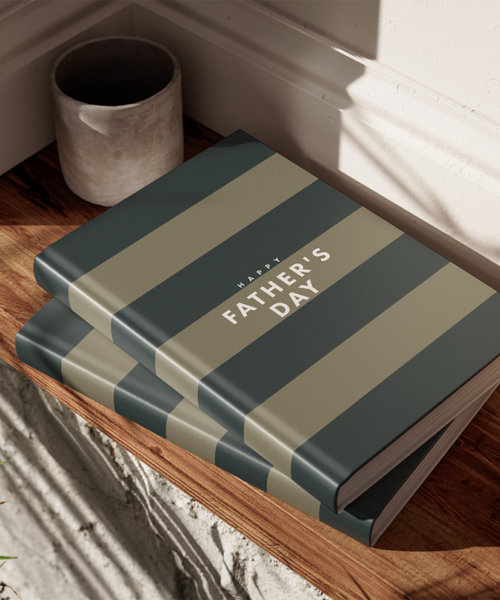 Happy Father's Day Green Hardcover Photobook