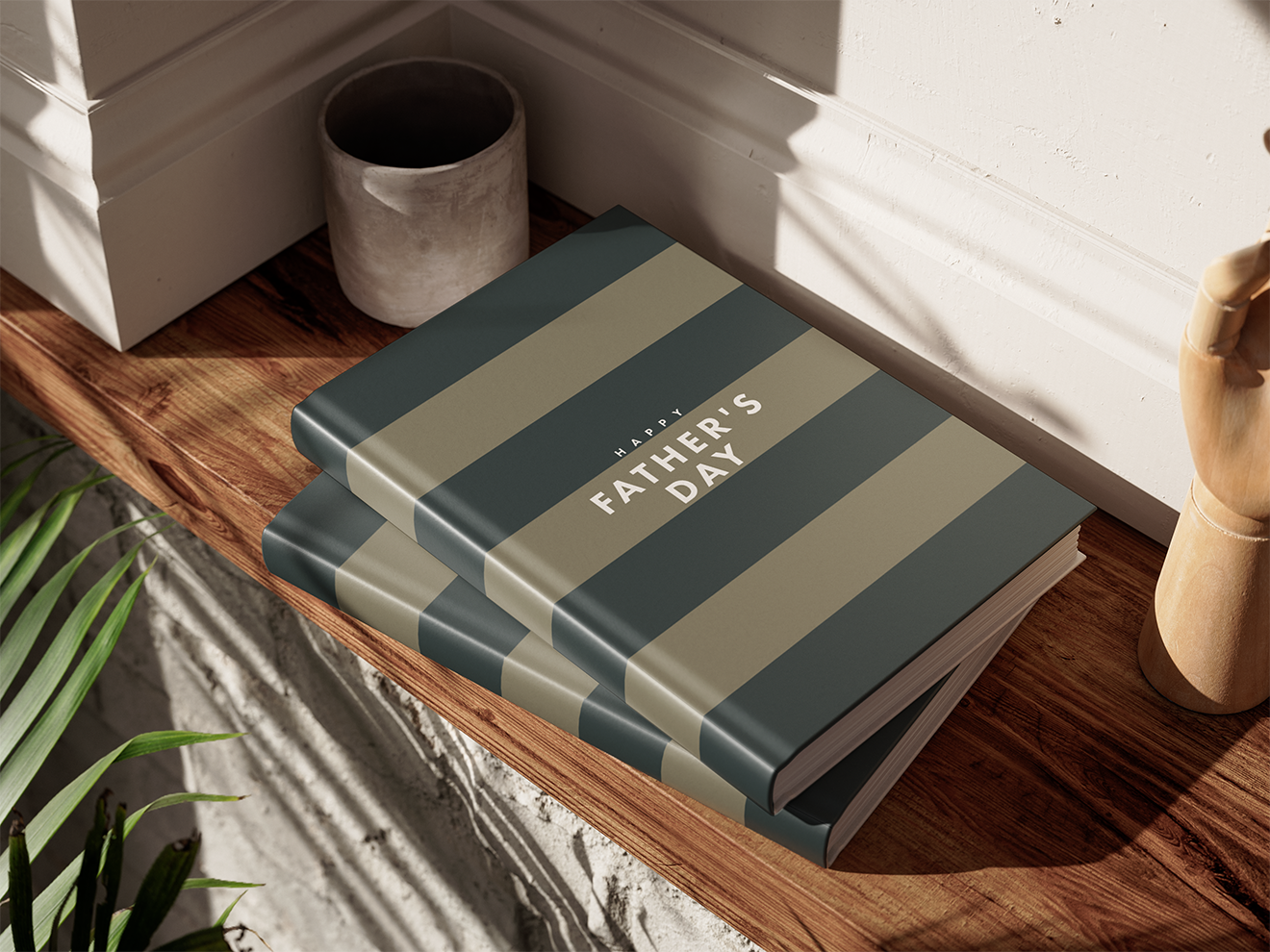 Happy Father's Day Green Hardcover Photobook