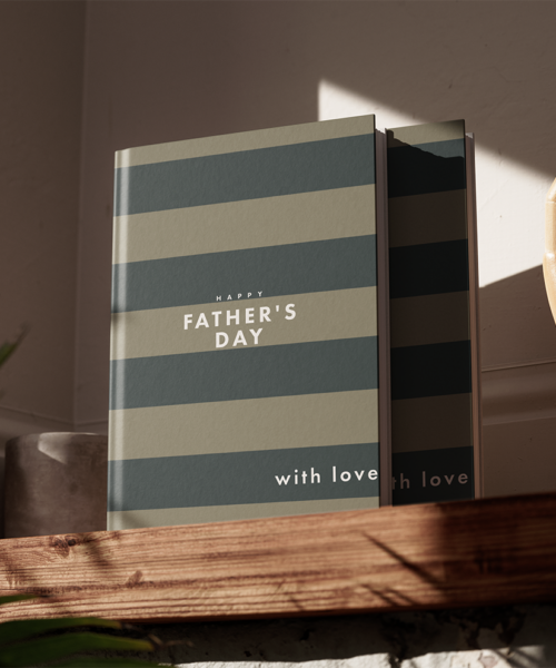 Alternative view of Happy Father's Day Green Hardcover Photobook